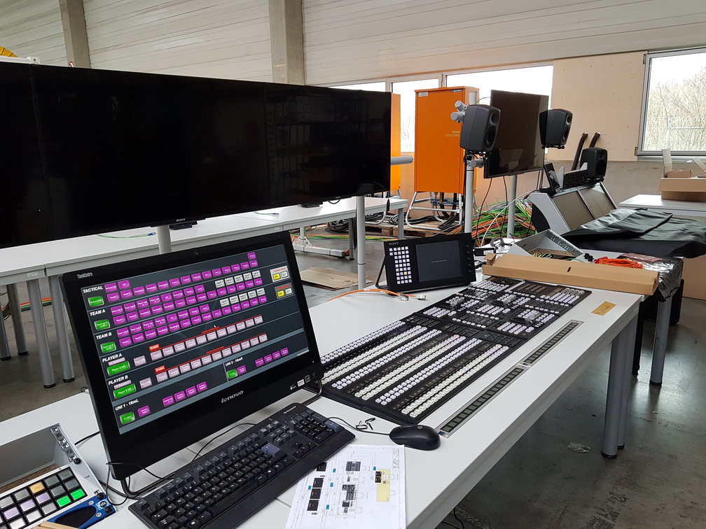 OB vans broadcast vehicle