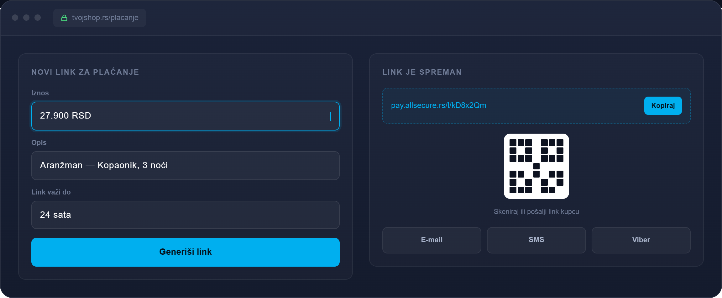 Pay by link