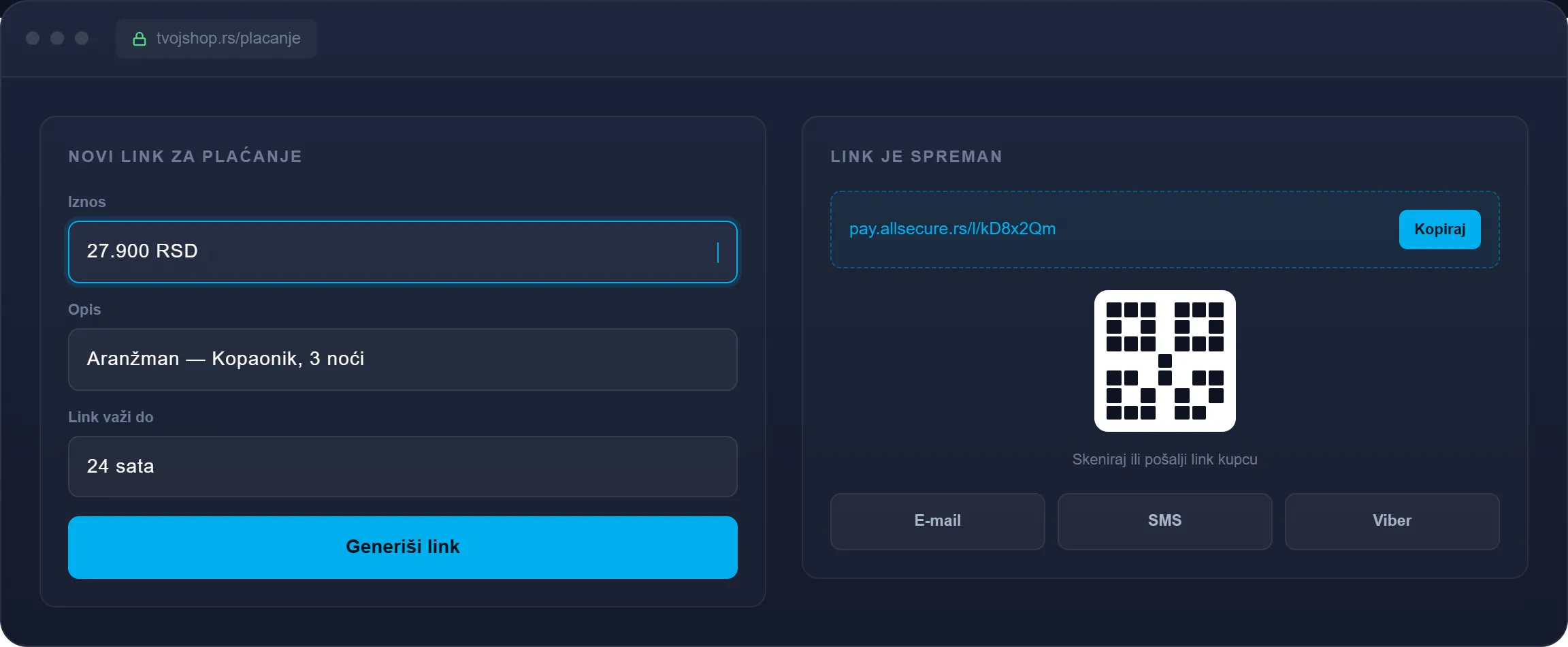 Pay by link